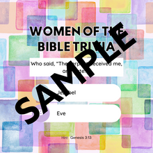 Load image into Gallery viewer, Women of the Bible Trivia Graphics
