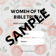 Load image into Gallery viewer, Women of the Bible Trivia Graphics
