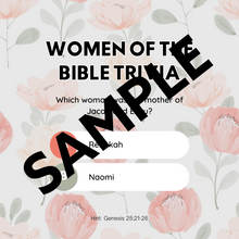 Load image into Gallery viewer, Women of the Bible Trivia Graphics