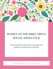 Load image into Gallery viewer, Women of the Bible Trivia Graphics
