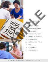 Load image into Gallery viewer, Sharing Stories of God's Everyday Faithfulness Workshop