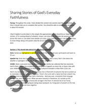 Load image into Gallery viewer, Sharing Stories of God's Everyday Faithfulness Workshop