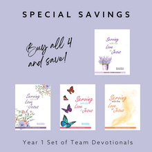 Load image into Gallery viewer, Year 1 - Set of 4 (Q1-Q4) Women's Ministry Team Devotionals (PDFs)