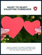 Load image into Gallery viewer, Heart to Heart Valentine Icebreaker Game