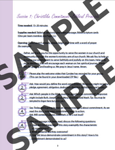 Load image into Gallery viewer, Q1 Women's Ministry Team Devotional Packet - Christ-like Commitment (PDF)