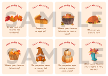 Load image into Gallery viewer, Fall Table Talk Cards