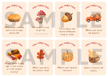 Load image into Gallery viewer, Fall Table Talk Cards