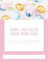 Load image into Gallery viewer, Spring and Easter Social Media Pack