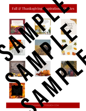 Load image into Gallery viewer, Fall & Thanksgiving Social Media Pack