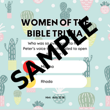 Load image into Gallery viewer, Women of the Bible Trivia Graphics

