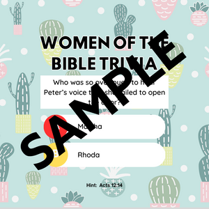 Women of the Bible Trivia Graphics