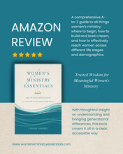 Load image into Gallery viewer, Women's Ministry Essentials: How to Build and Sustain a Thriving Christian Community (Paperback)
