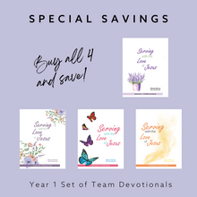 Load image into Gallery viewer, Year 1 - Set of 4 (Q1-Q4) Women&#39;s Ministry Team Devotionals (PDFs)
